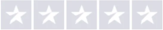 Empty five-star rating outline.